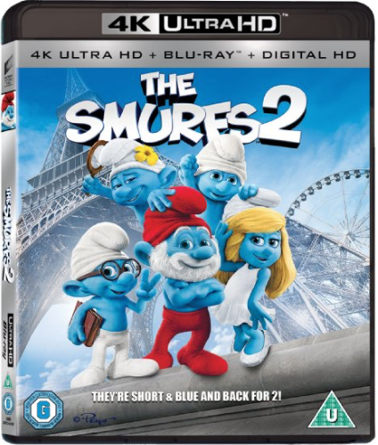 Cover for The Smurfs 2 (4K Blu-ray) · The Smurfs 2 (4K Ultra HD) (2016)