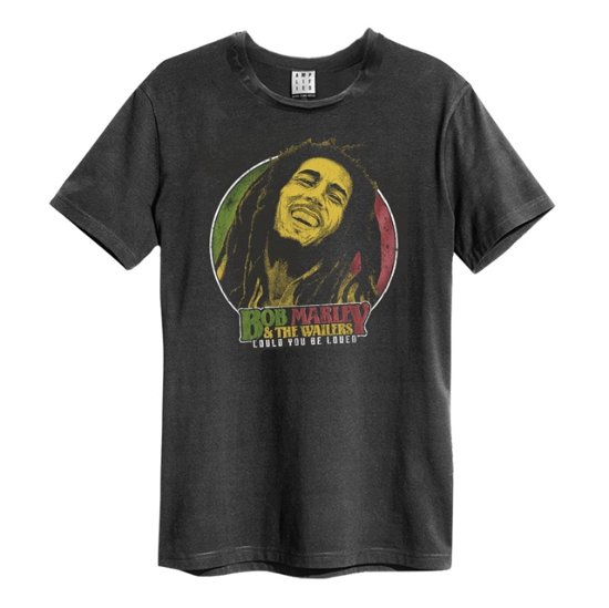 Bob Marley Will You Be Loved Amplified Vintage Charcoal Small T Shirt - Bob Marley - Merchandise - AMPLIFIED - 5054488393494 - 5. mai 2022