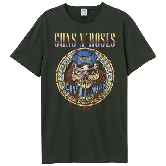 Cover for Guns N Roses · Guns N Roses Civil War Amplified Small Vintage Charcoal T Shirt (T-shirt)