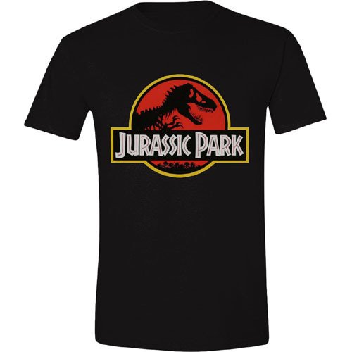 Jurassic Park T-Shirt Classic Logo Größe M - Officially Licensed - Merchandise -  - 5055139359494 - 13. september 2023