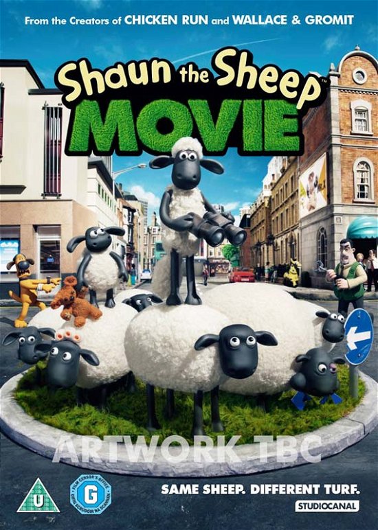 Cover for Shaun The Sheep - The Movie (DVD) (2015)