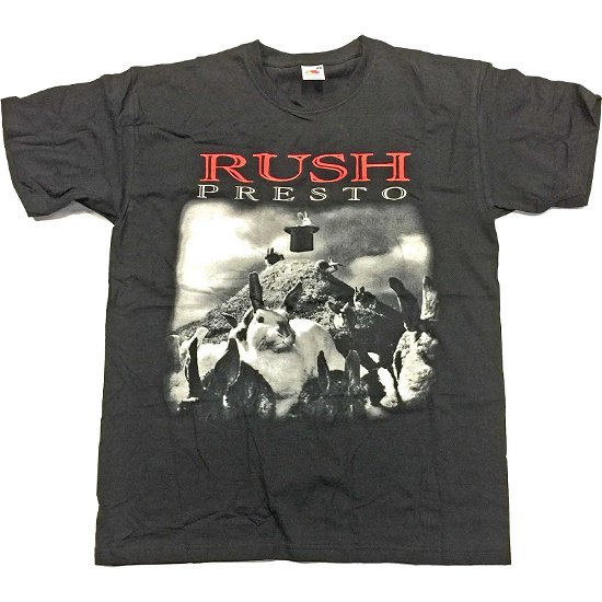 Cover for Rush · Rush Unisex Tee: Presto (CLOTHES) [size S] [Black - Unisex edition]