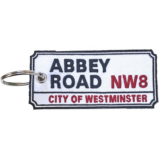 Road Sign Keychain: Abbey Road NW London Sign (Double Sided) - Road Sign - Fanituote -  - 5056368600494 - 