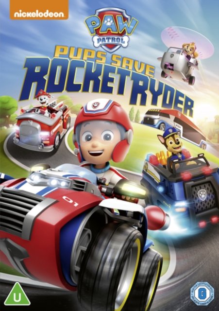 Cover for Paw Patrol Pups Save Rocket Ryder · Paw Patrol - Pups Save Rocket Ryder (DVD) (2022)
