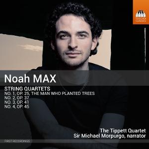 Cover for The Tippett Quartet · Noah Max: String Quartets (CD) (2025)