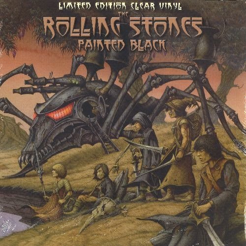 Cover for The Rolling Stones · Painted Black - Clear Vinyl (LP) [Clear Limited edition] (2018)