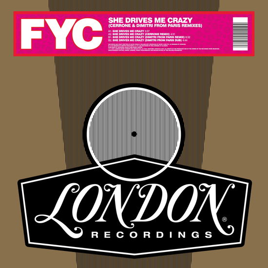 She Drives Me Crazy (cerrone & Dimitri From Paris) - Fine Young Cannibals - Muziek - LONDON RECORDS - 5060555214494 - 17 juli 2021