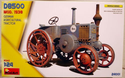 Cover for MiniArt · 1/24 German Agricultural Tractor D8500 Mod. 1938 (1/23) * (Toys)
