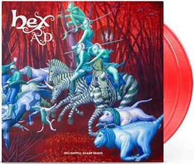 Cover for Hex A.d. · Delightful Sharp Edges (Red Vinyl 2lp) (LP) (2023)