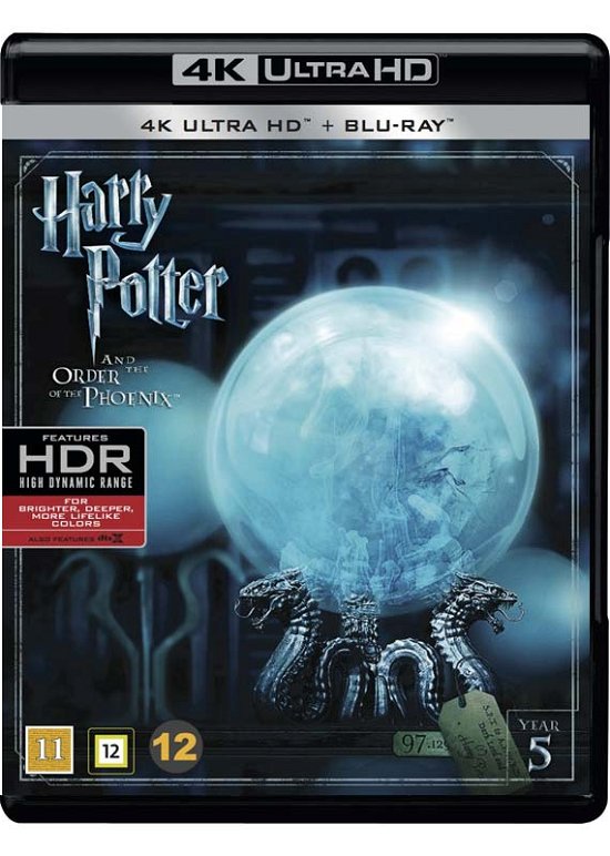 Cover for Harry Potter · Harry Potter And The Order Of The Phoenix (4K UHD + Blu-ray) (2017)