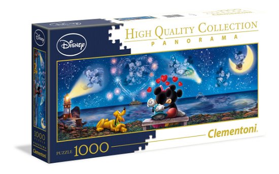 Puslespil Panorama Mickey&Minnie New Form, 1000 brikker - Clementoni - Board game - Clementoni - 8005125394494 - September 5, 2023