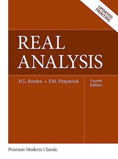 Cover for Halsey Royden · Real Analysis (Classic Version) - Pearson Modern Classics for Advanced Mathematics Series (Taschenbuch) (2017)
