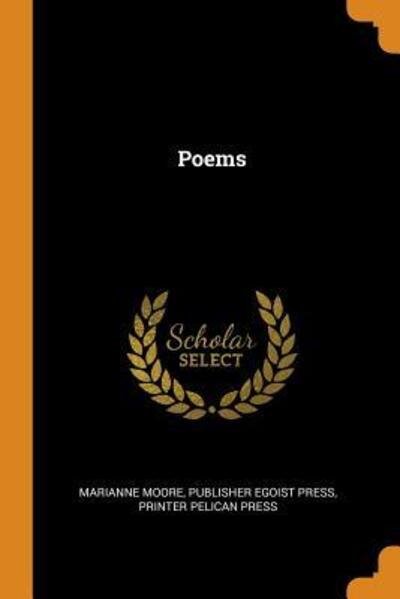 Cover for Marianne Moore · Poems (Paperback Bog) (2018)