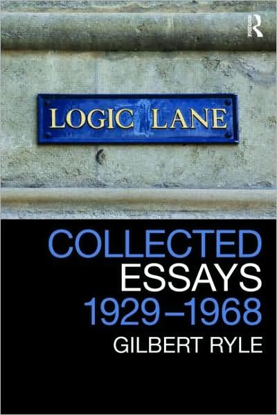 Cover for Gilbert Ryle · Collected Essays 1929 - 1968: Collected Papers Volume 2 (Taschenbuch) (2009)