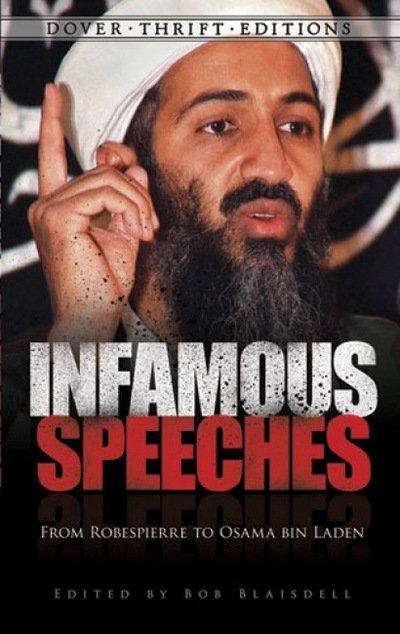 Cover for Bob Blaisdell · Infamous Speeches: From Robespierre to Osama Bin Laden - Thrift Editions (Paperback Book) (2011)
