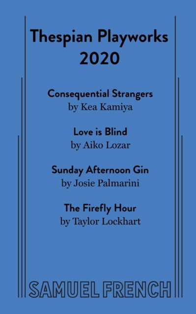 Cover for Taylor Lockhart · Thespian Playworks 2020 (Paperback Book) (2022)