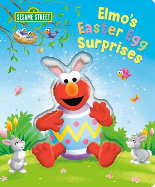 Cover for Christy Webster · Elmo's Easter Egg Surprises (Sesame Street) (Board book) (2023)