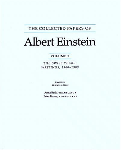 Cover for Albert Einstein · The Collected Papers of Albert Einstein, Volume 2 (English): The Swiss Years: Writings, 1900-1909. (English translation supplement) - Collected Papers of Albert Einstein (Paperback Bog) (1989)