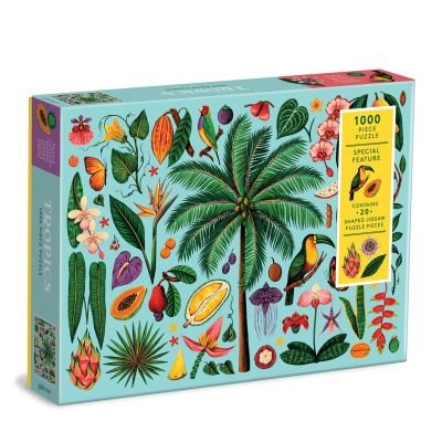 Cover for Galison · Tropics 1000 Piece Puzzle with Shaped Pieces (SPIL) (2021)