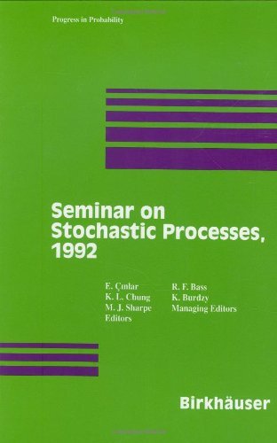 Seminar on Stochastic Processes, 1992 (1992) - Progress in Probability - Sharpe - Kirjat - Birkhauser Boston Inc - 9780817636494 - tiistai 1. kesäkuuta 1993