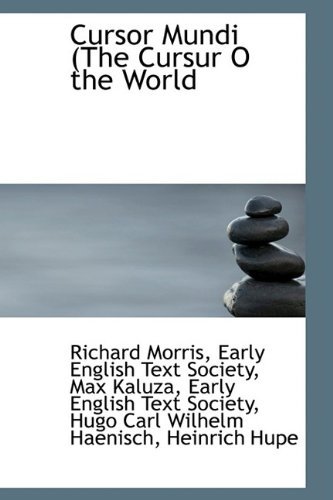 Cover for Richard Morris · Cursor Mundi (The Cursur O the World (Pocketbok) (2009)