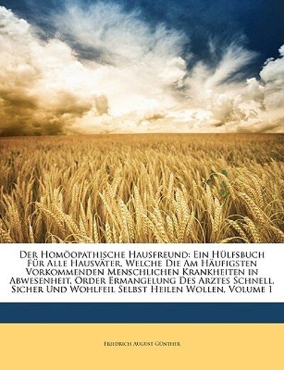Cover for Gunther · Der Homöopathische Hausfreund, (Book)