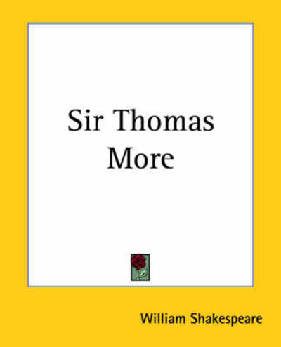 Cover for William Shakespeare · Sir Thomas More (Paperback Bog) (2004)