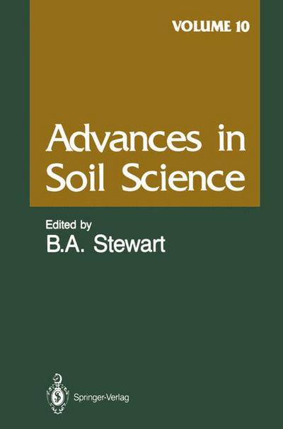 Cover for E G Beauchamp · Advances in Soil Science: Volume 10 - Advances in Soil Science (Taschenbuch) [Softcover reprint of the original 1st ed. 1989 edition] (2011)