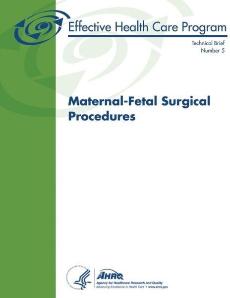 Cover for U S Department of Heal Human Services · Maternal-fetal Surgical Procedures: Technical Brief Number 5 (Paperback Book) (2013)