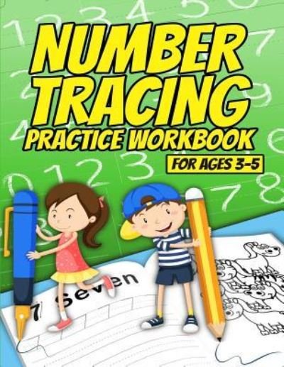 Cover for DL Roberts · Number Tracing Practice Workbook for Ages 3-5 (Paperback Bog) (2017)