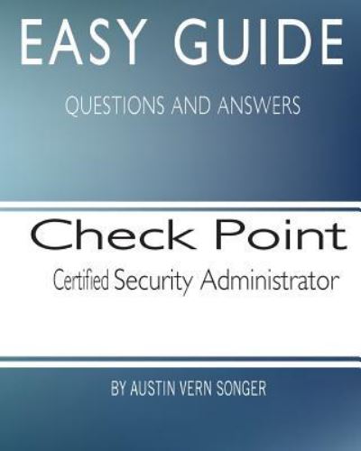 Cover for Austin Vern Songer · Easy Guide (Paperback Book) (2017)