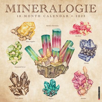 Mineralologie 2025 12 X 12 Wall Calendar - Willow Creek Press - Merchandise - Willow Creek Press Calendars - 9781549246494 - September 10, 2024