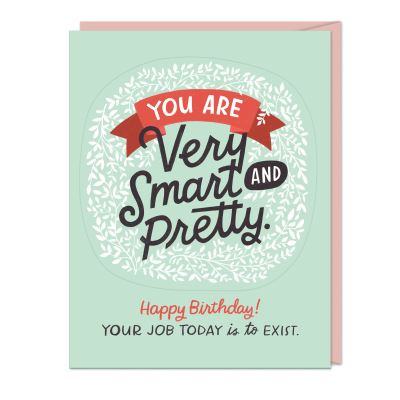 Cover for Em &amp; Friends · 6-Pack Em &amp; Friends You Are Very Smart and Pretty (Birthday) Sticker Cards (MISC) (2021)