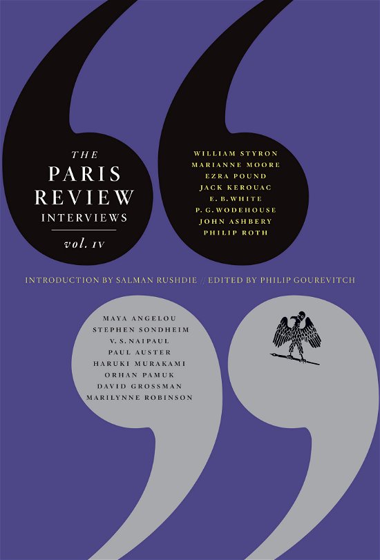 Cover for Philip Gourevitch · The Paris Review Interviews: Vol. 4 - The Paris Review (Paperback Bog) [Main edition] (2009)