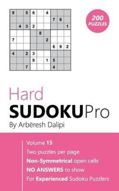 Cover for Arberesh Dalipi · Sudoku (Pocketbok) (2017)