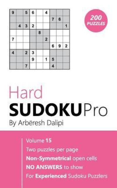 Cover for Arberesh Dalipi · Sudoku (Pocketbok) (2017)