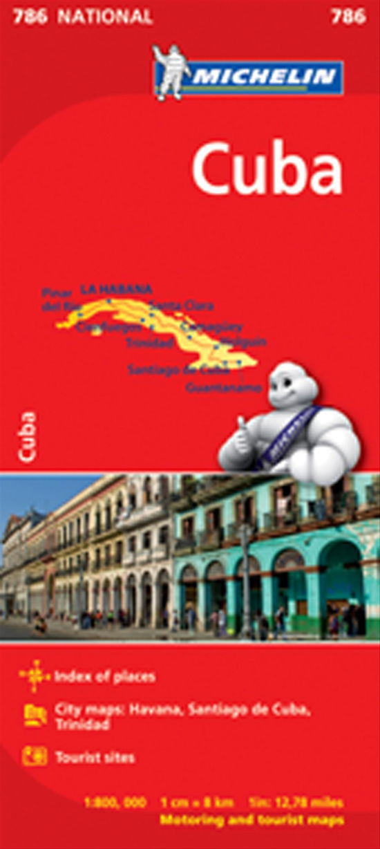 Cuba - Michelin National Map 786: Map - Michelin - Books - Michelin Editions des Voyages - 9782067185494 - January 11, 2013