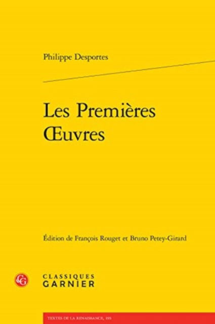 Cover for Philippe Desportes · Les premières ?uvres (Book) (2014)