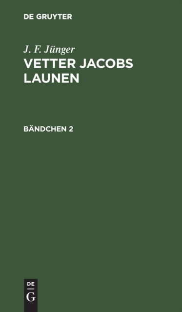 Cover for J. F. Jnger (N/A) (1901)