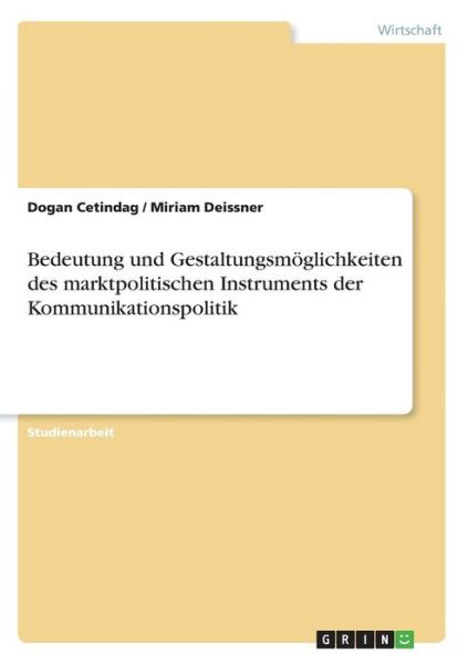 Bedeutung und Gestaltungsmöglichk - Murad - Books - GRIN Verlag GmbH - 9783656867494 - January 23, 2015