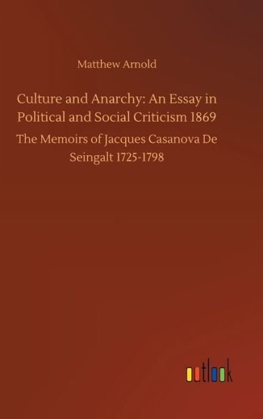 Cover for Arnold · Culture and Anarchy: An Essay in (Book) (2019)
