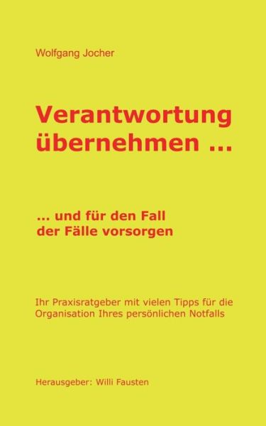 Cover for Wolfgang Jocher · Verantwortung ubernehmen (Paperback Book) (2019)