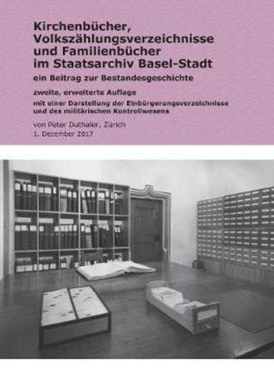 Cover for Duthaler · Kirchenbücher, Volkszählungsve (Bog) (2017)
