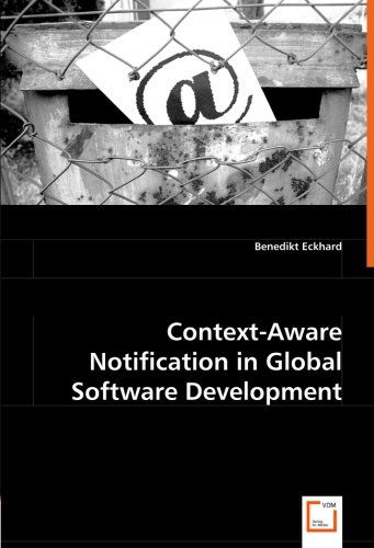 Cover for Benedikt Eckhard · Context-aware Notification in Global Software Development (Pocketbok) (2008)