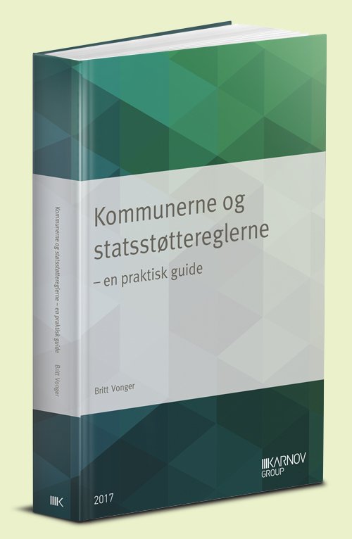 Cover for Britt Vonger · Kommunerne og statsstøttereglerne (Sewn Spine Book) [1st edition] (2017)