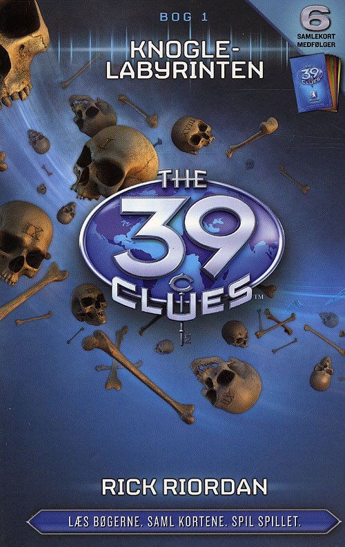 Cover for Rick Riordan · The 39 Clues, 1: 39 Clues 1 - Knoglelabyrinten (Hardcover bog) [1. udgave] (2009)