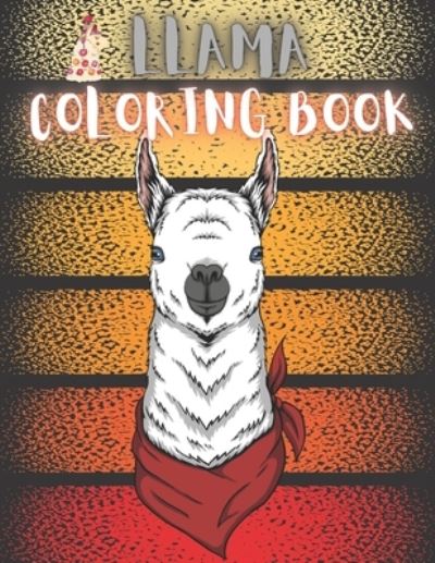 Cover for To The Point · Llama Coloring Book (Paperback Bog) (2020)