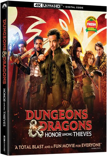 Cover for Dungeons &amp; Dragons: Honor Among Thieves (4K UHD Blu-ray) (2023)