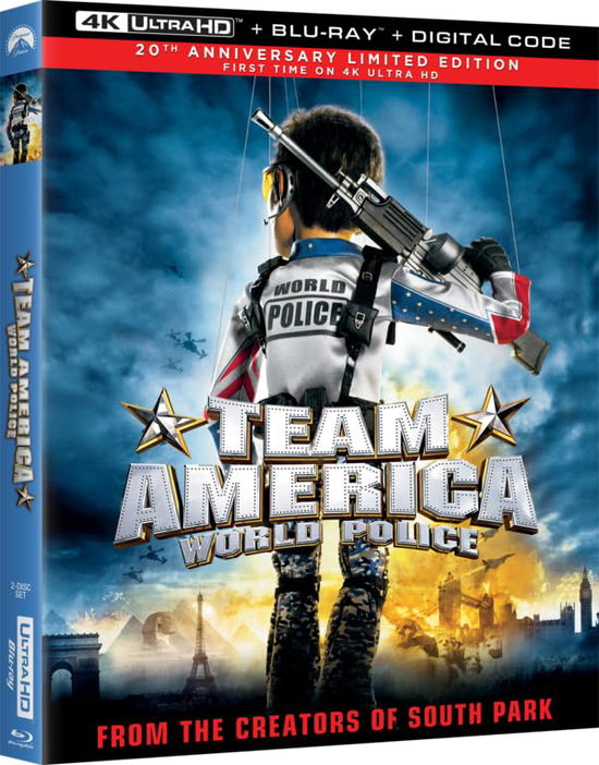 Cover for Team America: World Police (4K UHD Blu-ray) (2024)