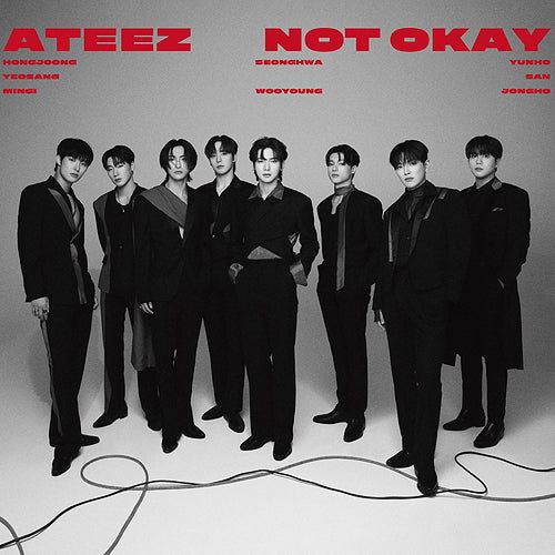 Cover for Ateez · Not Okay  (Ltd Ed B) (CD + Book) (CD/BOOK) (2024)